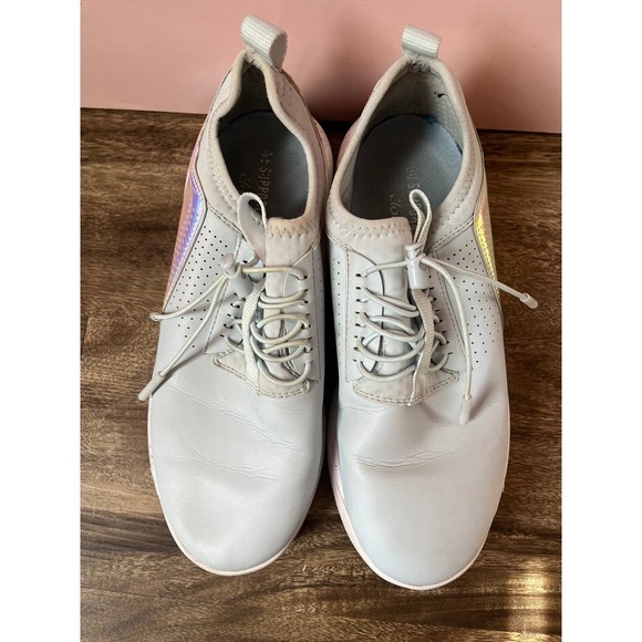 Clove Light Blue Holographic Limited Edition Nursing Tennis Shoes - Picture 2 of 9